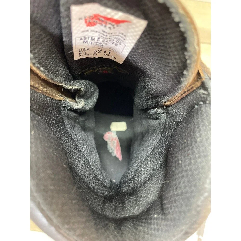 Red Wing 8” steel toe waterproof work boots 2211 size 9.5